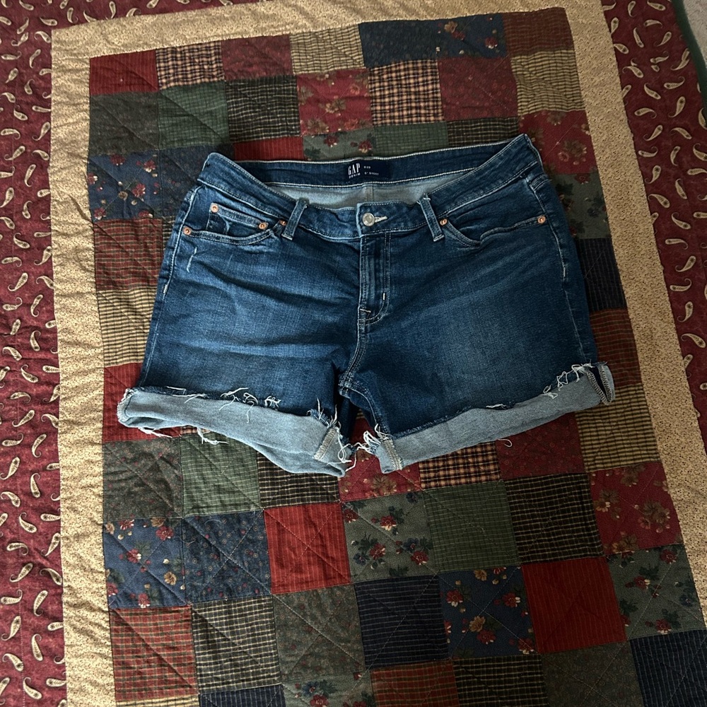 GAP Dark Blue Jean Shorts - Size 8/29